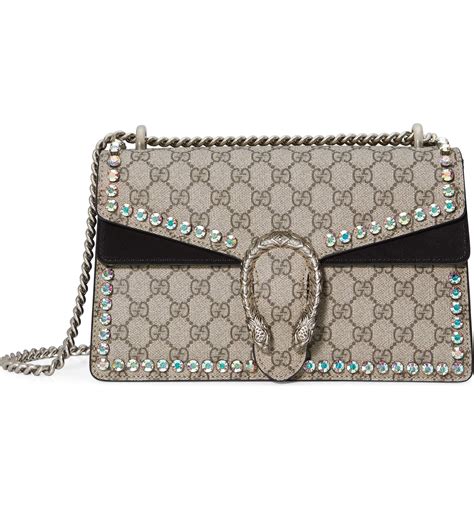 gucci dionysus gg small crystal shoulder bag|gucci dionysus bag suede.